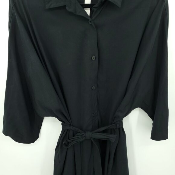 Lululemon Perfectly Poised Button Front Dress 8 Black - Picture 9 of 16